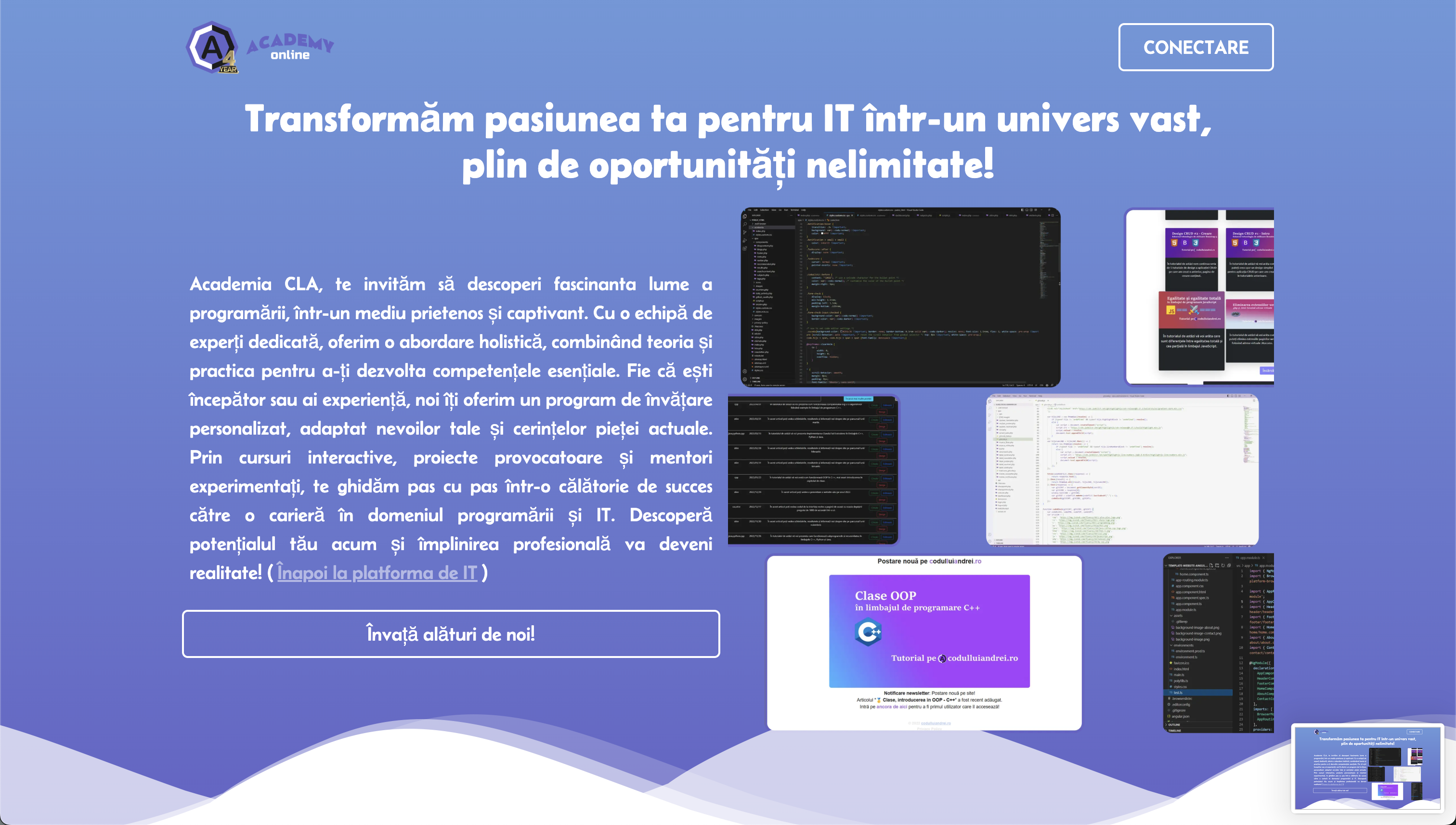 Proiect - Academia Codul lui Andrei